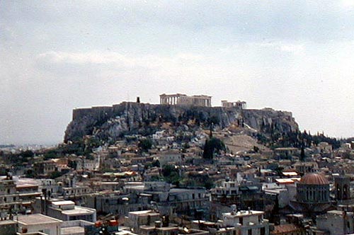 Athens.  En route to Beirut in the Jodel.