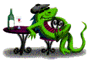 Croc Sipping Beaujolais